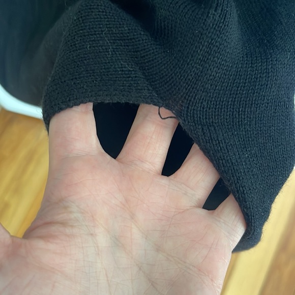 Aritzia Wilfred Black Knit Maxi Dress | M - Picture 7 of 8